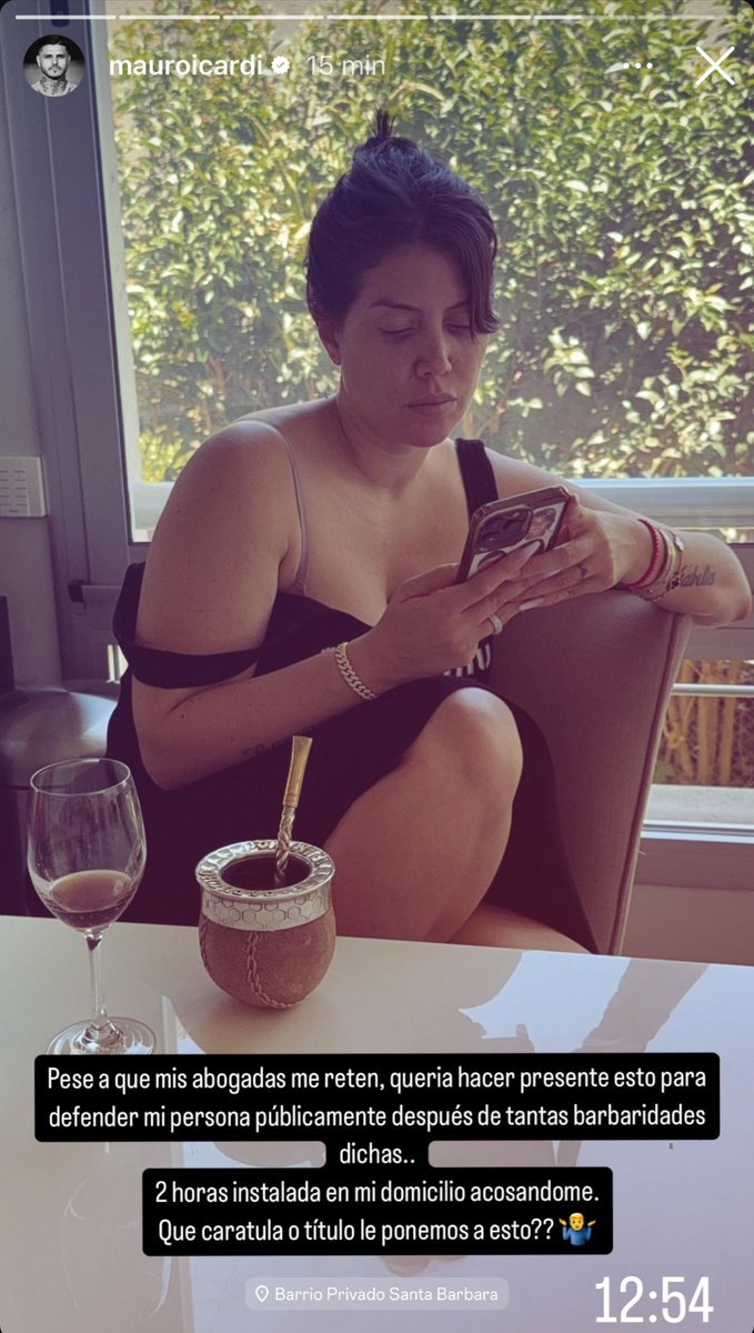 Hay que reconocer que nunca una foto describió tan bien a una persona en situación de “instalada”