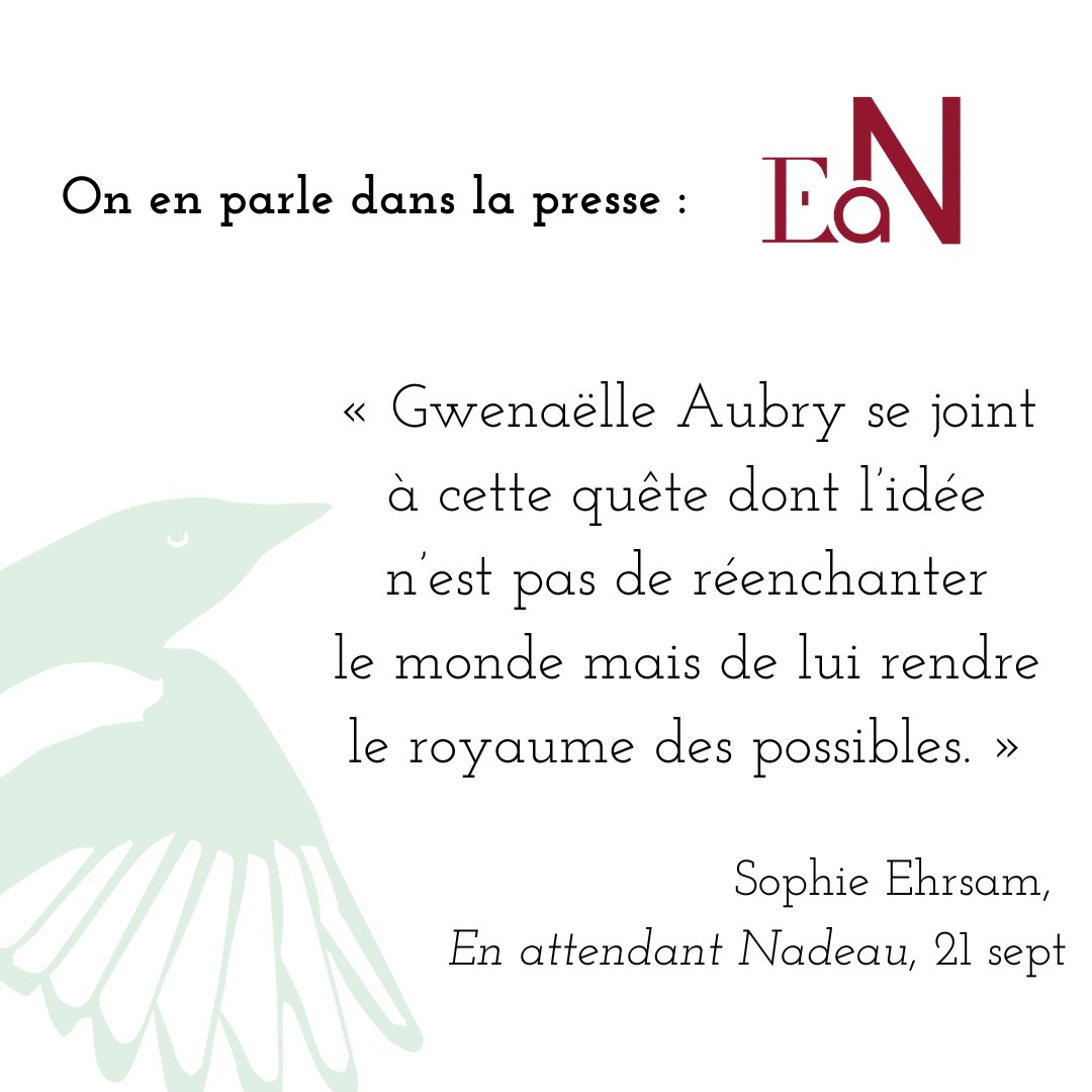 Éditions du Nid-de-pie tweet media
