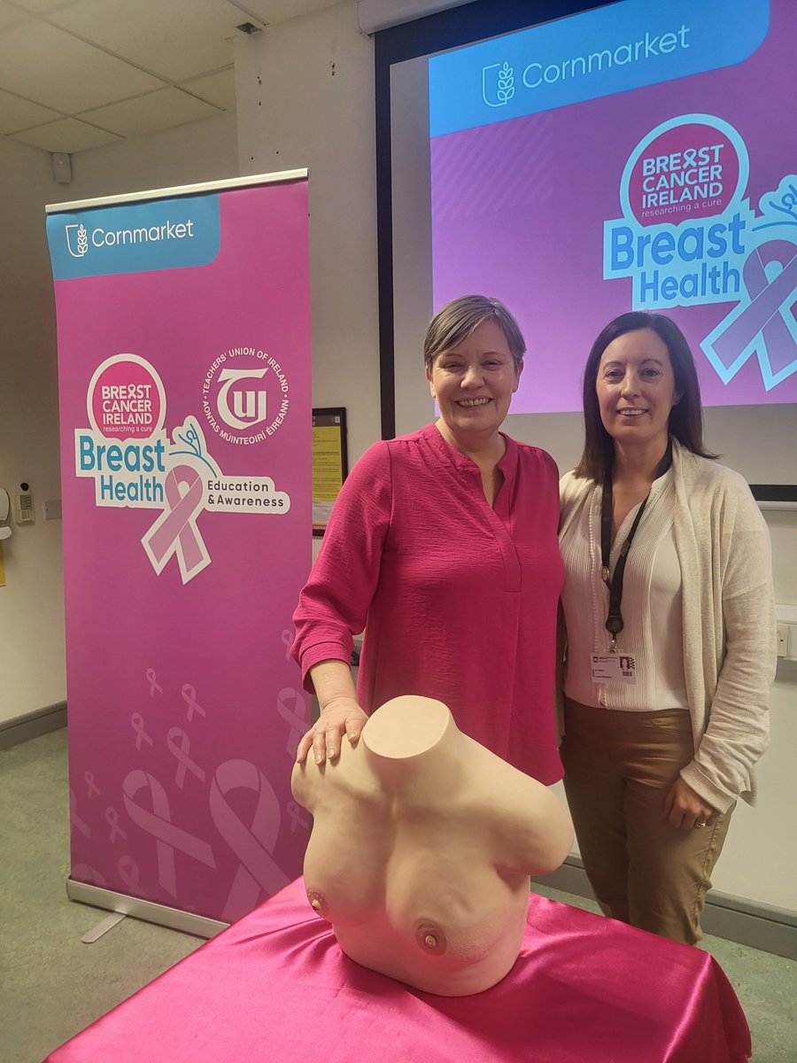 TUS Nursing & Healthcare (@nursingtus) on Twitter photo Thanks to Patricia <a href="/BreastCancerIre/">BreastCancerIreland</a> for speaking to 4th yr General & Mental Health nursing students on breast cancer awareness. A great session on spotting the signs of breast cancer.
Pictured: Patricia Flynn (Breast Cancer Ireland), 4th year students & Dr Laura Dempsey (TUS) Thanks to Patricia <a href="/BreastCancerIre/">BreastCancerIreland</a> for speaking to 4th yr General & Mental Health nursing students on breast cancer awareness. A great session on spotting the signs of breast cancer.
Pictured: Patricia Flynn (Breast Cancer Ireland), 4th year students & Dr Laura Dempsey (TUS)