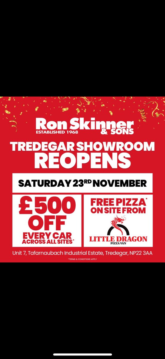 only few mobths after the terribble fire and ron skinner&amp;sons is back open on saturday 👍👍👍👍 #loolnifitherifyiulookingfiracar