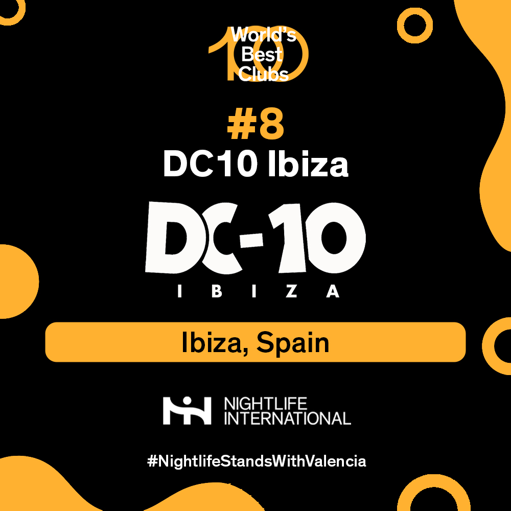 🎶 <a href="/dc10ibiza/">DC10 Ibiza</a> 🇪🇸 is #8! A haven for pure techno fans and home to the iconic Circo Loco 🎪.

#TheWorlds100BestClubs2024 #GoldenMoonAwards #NightlifeStandsWithValencia