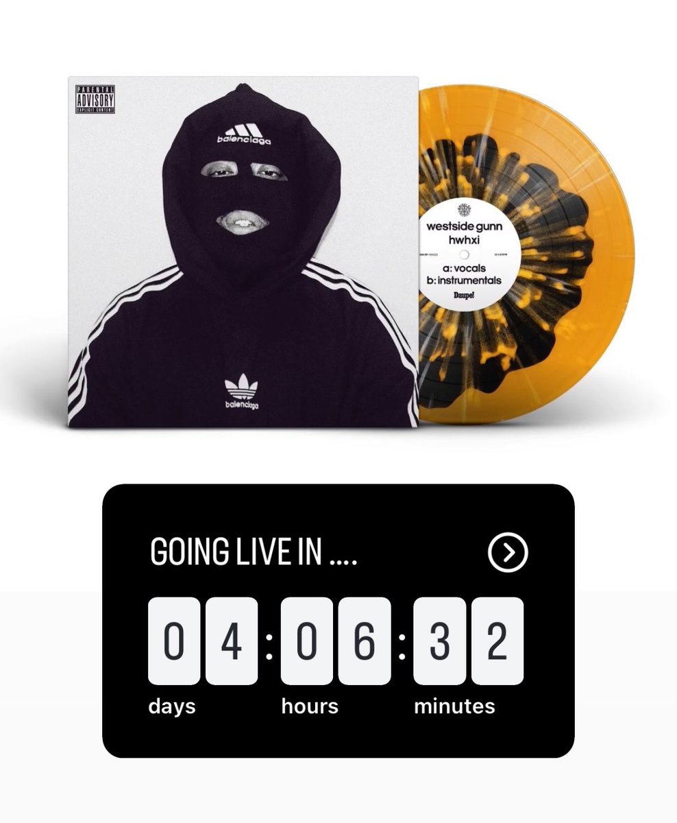 westside gunn hwhxi 119/250 クリア盤 250枚限定】WESTSIDE GUNN HWH11 クリア盤