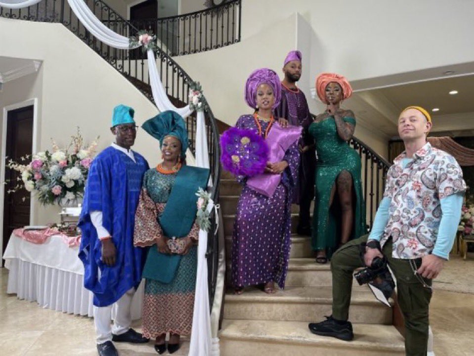 Lifeofnez1's tweet image. One will think that they are all Nigerians seeing them in their respective attire but they are NOT Innocent 🤧😭👇🏻 #bist100 #freeaoko