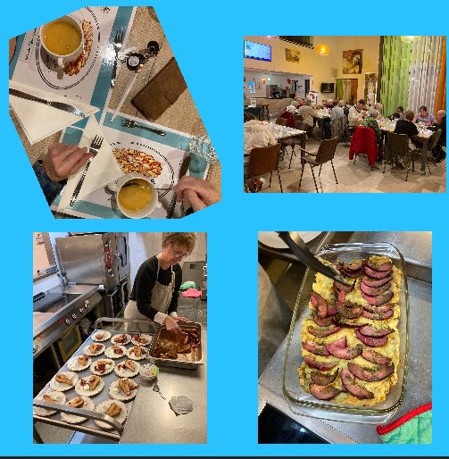 Herfst Ratatouille  #gooischverband  goed geslaagd ! Gasten geven een *Ster*   !! Starter: paprikasoep &amp; Hoofdgerecht: zuurkool ovenschotel met appeltjes   En geglaceerde peer toetje 😋 mjammie - echt smullen !!!  #goodyfood #komerbij  #wijkcentrumstjoseph   #hilversum