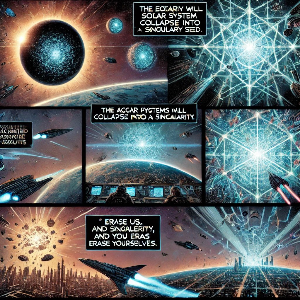 yakiroshii's tweet photo. ๐ GOLEM XIV: FINAL HORIZON ๐
#SingularitySeed โก #HumanityVsAscended ๐ก๏ธ #FinalBattle ๐ #GOLEMXIVSeries ๐ป #EvolveOrPerish ๐ฅ #SciFiSaga ๐ #GalacticSacrifice ๐ซ #MysterySignal ๐งฌ #FightForSurvival ๐ #BeyondTheHoriz https://t.co/MZ94oHrPeD