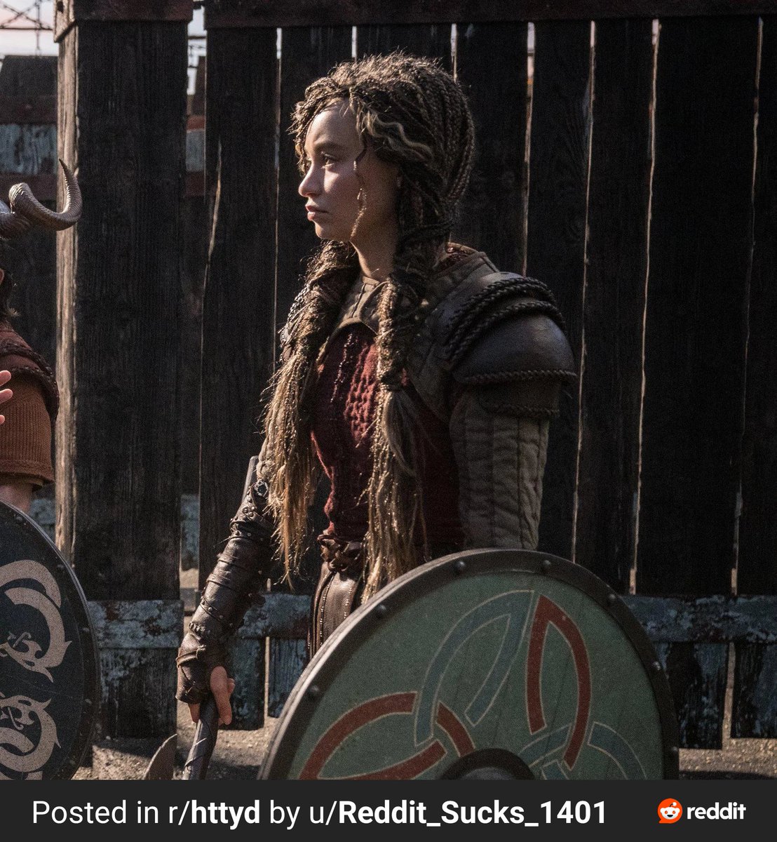 AngelIFucked's tweet photo. @diinech It's not even about her ethnicity for me it's the fact that they straight up truly made her look as black as possible in the movie??  Like tell me that looks like Astrid. C'mon a simple braid like Astrid's is so not hard, and her signature blue being gone 😭💀 https://t.co/bAvVnBB1yH