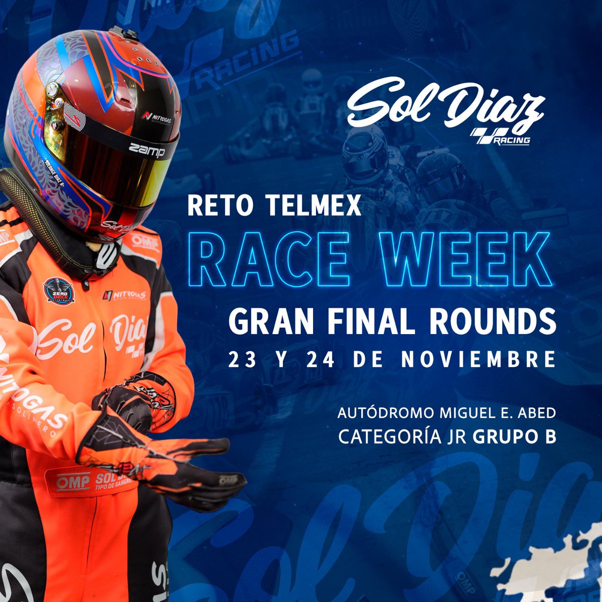 Tenemos Carrera en Casa ( Amozoc Puebla) Están invitados todos ! No sé la
Pueden perder es la final del Campeonato Reto Telmex 😉👌🏁🏎️💨
