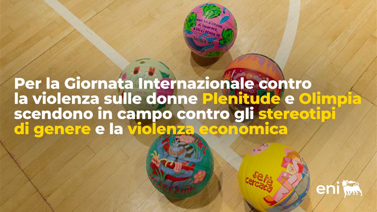 eni's tweet photo. #Plenitude e #OlimpiaMilano insieme per lanciare l’iniziativa #Ballshit. Il progetto vuole promuovere principi di inclusività e diversità, perché ogni passo, dentro e fuori dal campo, conta: https://t.co/TBUsrzKq5a https://t.co/aeaePvfQUl