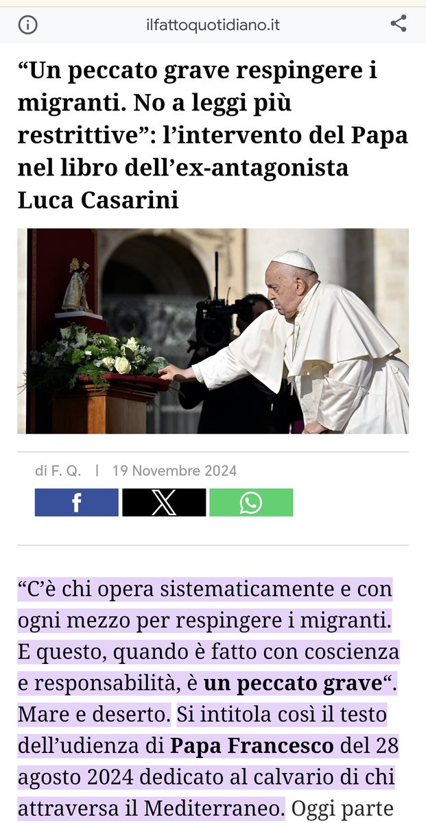 EsercitoCrucian's tweet photo. Siamo al delirio.

Bergoglio-Casarini combo pro scafisti.

MavaffanculoVa. https://t.co/erBKfhJlKl