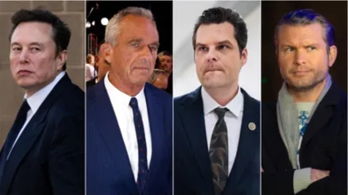 T R U M P is stocking the WH with men accused of $exual Misconduct.

What a FK’n Joke‼️
Who agrees? ✋🏽