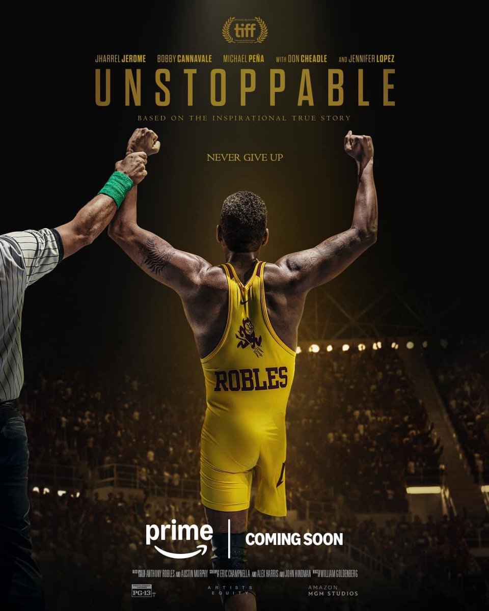 IceCreamConvos's tweet image. #Unstoppable | Get an exclusive special look at &apos;Unstoppable&apos;, the inspiring true story of Anthony Robles, coming to Prime Video January 16, 2025! 🤼‍♂️🎬️🖤🍦 bit.ly/4fAF65g

#AnthonyRobles #JharrelJerome #JenniferLopez #Movie #PrimeVideo #IceCreamConvos