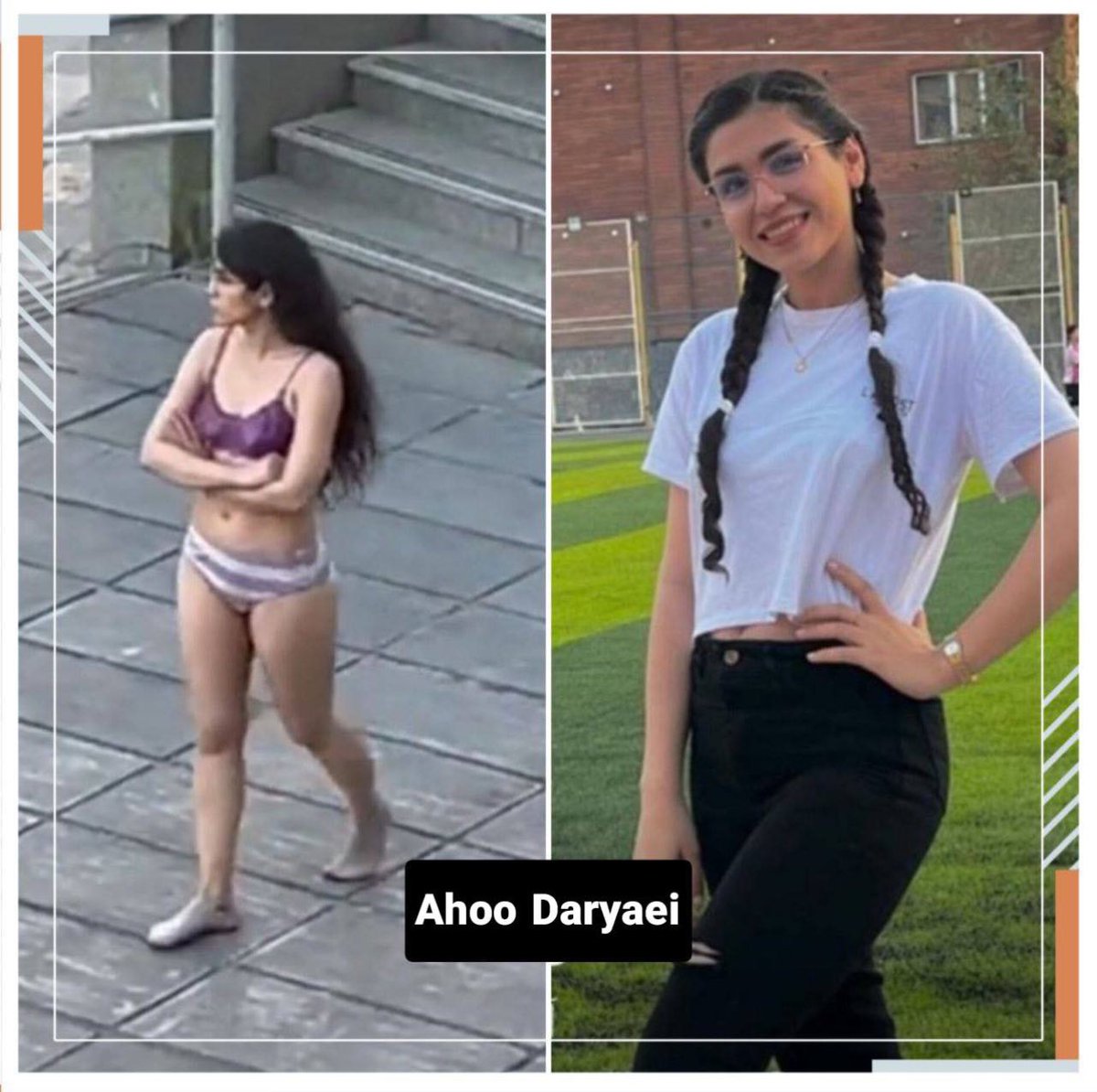 Ahoo Daryaei has been released after being forcibly arrested and placed in a mental hospital following her protest against Iran’s mandatory hijab law by undressing at her university. Her detention sparked widespread global outrage, with calls for her immediate release.