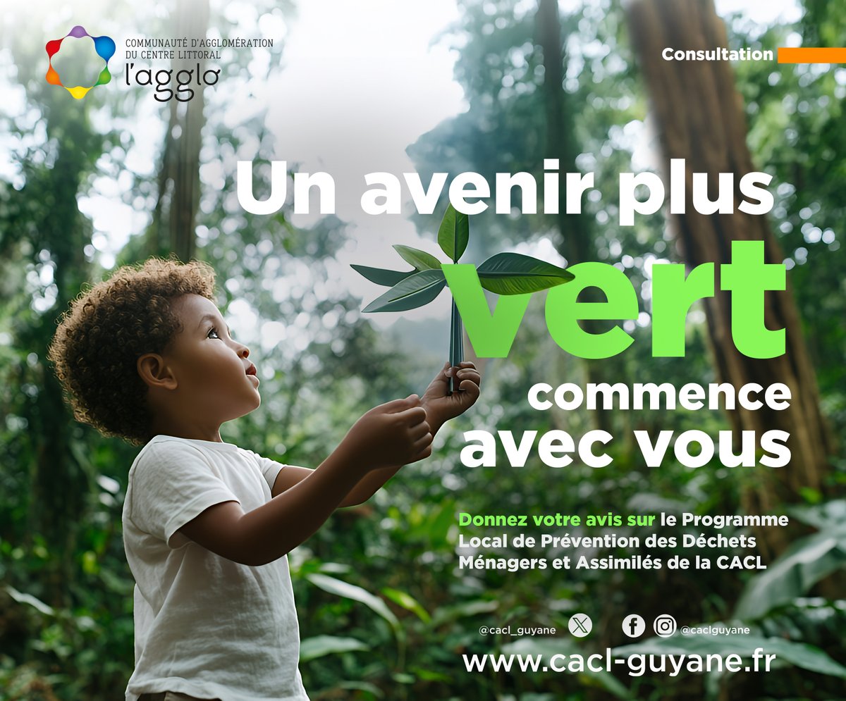 #Guyane La CACL lance une consultation publique dans le cadre de son #PLPDMA 👉 bit.ly/3AZ7QFx
