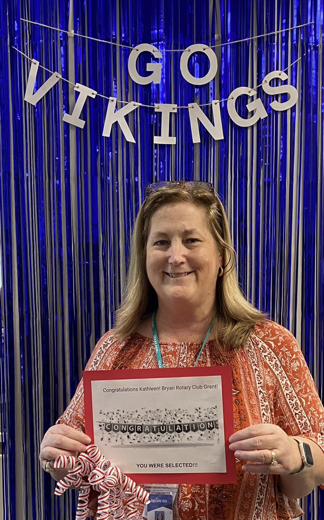 We got the Rotary grant today!  YAY!