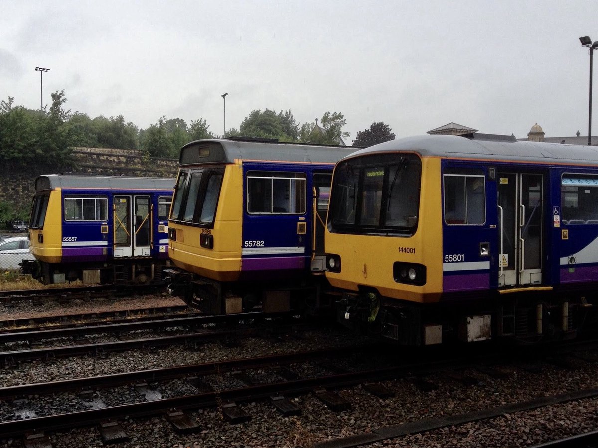 Davidal20103984's tweet image. Huddersfield interlude. One for Pacer fans. #class144  #class142