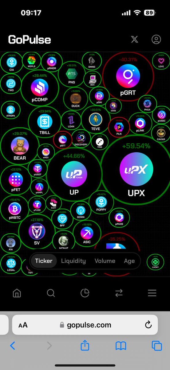 We are the leverage play and when PLS takes off, all of crypto is going the size of our bubbles.