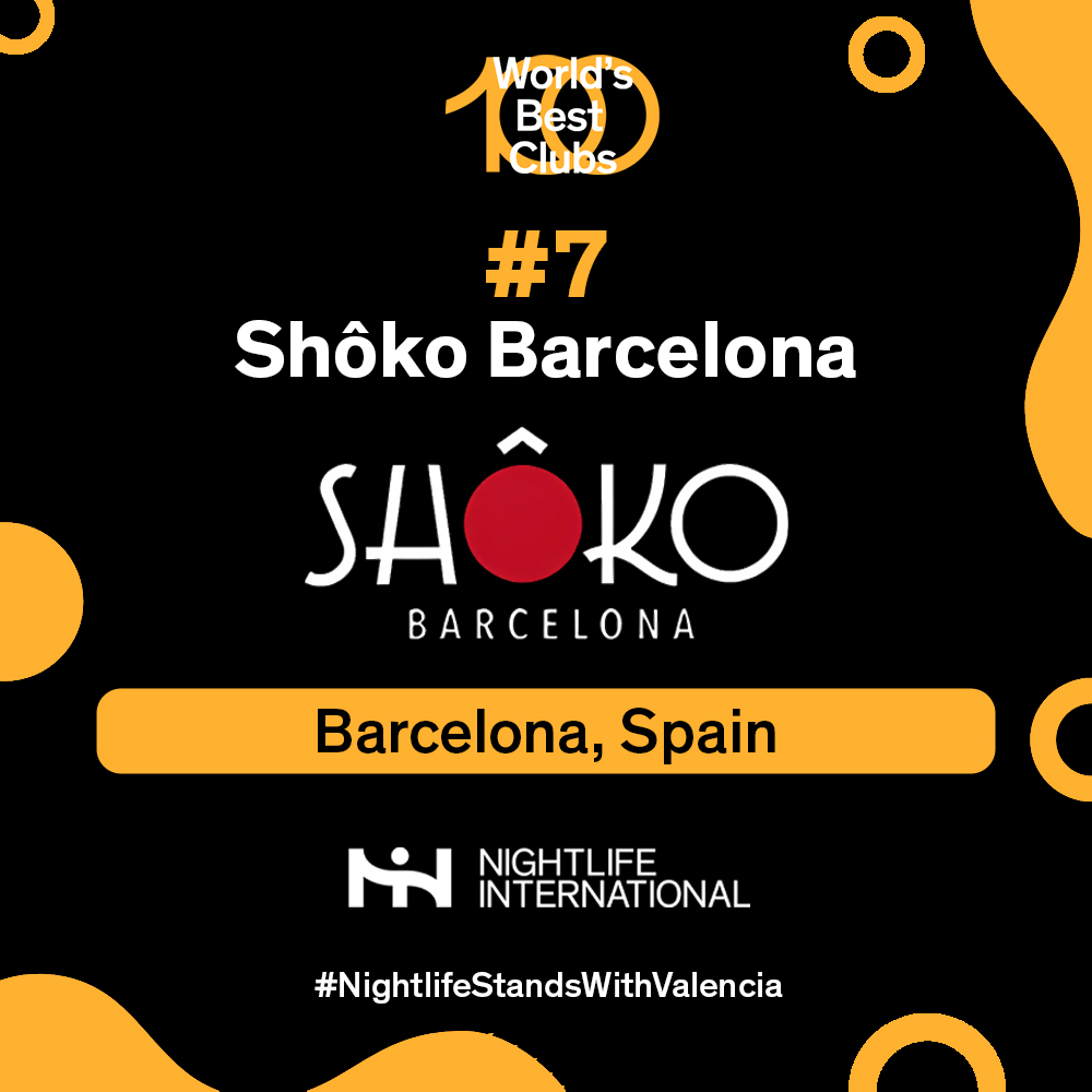 🎉 <a href="/ShokoBCN/">Shôko Barcelona</a> 🇪🇸 at #7! Unique themed events and beachfront elegance keep it top-tier.

#TheWorlds100BestClubs2024 #GoldenMoonAwards #NightlifeStandsWithValencia