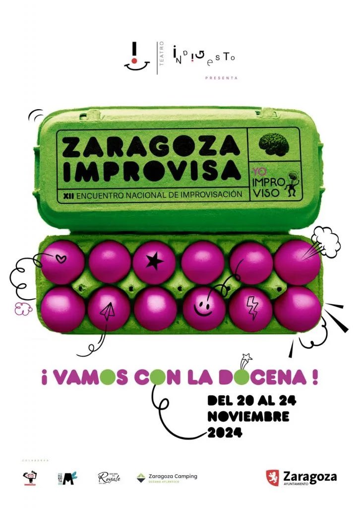 Zaragoza Cultura (@zcultura) on Twitter photo Zaragoza Improvisa celebra su 12º aniversario en el <a href="/teatromercado/">Teatro del Mercado de Zaragoza</a> con los más destacados expertos de España 😎🔝!
✔️El Encuentro incluye tres formaciones en el C.C. Valdefierro. Además, de ‘Woman Up’, una sesión de improvisación protagonizada por mujeres, y la gala nacional que Zaragoza Improvisa celebra su 12º aniversario en el <a href="/teatromercado/">Teatro del Mercado de Zaragoza</a> con los más destacados expertos de España 😎🔝!
✔️El Encuentro incluye tres formaciones en el C.C. Valdefierro. Además, de ‘Woman Up’, una sesión de improvisación protagonizada por mujeres, y la gala nacional que