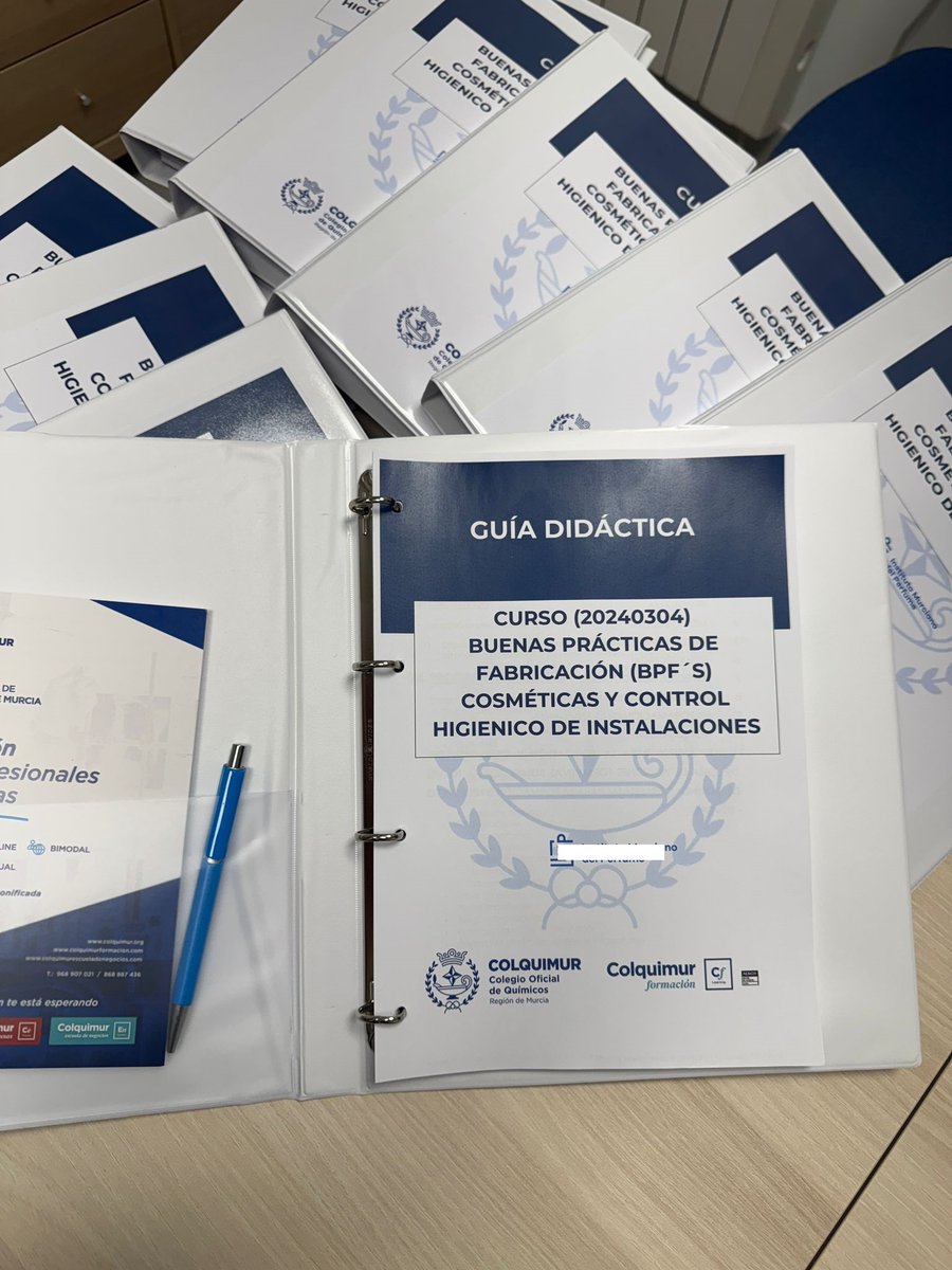 COLQUIMUR's tweet image. Buenas Practicas de Fabricación Cosmética y Control Higiénico de Instalaciones.
🧑🏼‍🏫Imparte Antonio Sánchez a los alumnos de esta empresa cosmética
#Colquimur #colquimurformación #química #FabricaciónCosmética #ControlHigiénico #CursoPresencial #Formación #CalidadCosmética