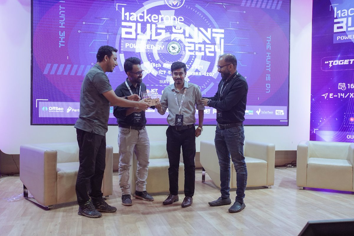 0xadik's tweet photo. HackerOne BUG HUNT 2024 Powered By BCSI
Speaking on IDOR & Privilege Escalation.
#BugBounty #cybersecurity #error_squad https://t.co/IAa2C9XaGs