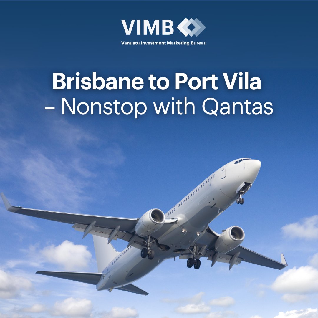Qantas Airlines now offers a direct flight from Brisbane to Port Vila, making it more convenient than ever to live and work in Vanuatu after receiving your second passport.

#brisbane #portvila #vanuatu #secondpassport