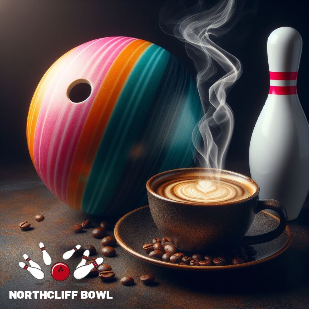 NorthcliffBowl's tweet photo. Fuel up between frames! Our coffee shop serves strikes and lattes. ☕🎳 https://t.co/f5WGEbGcYh