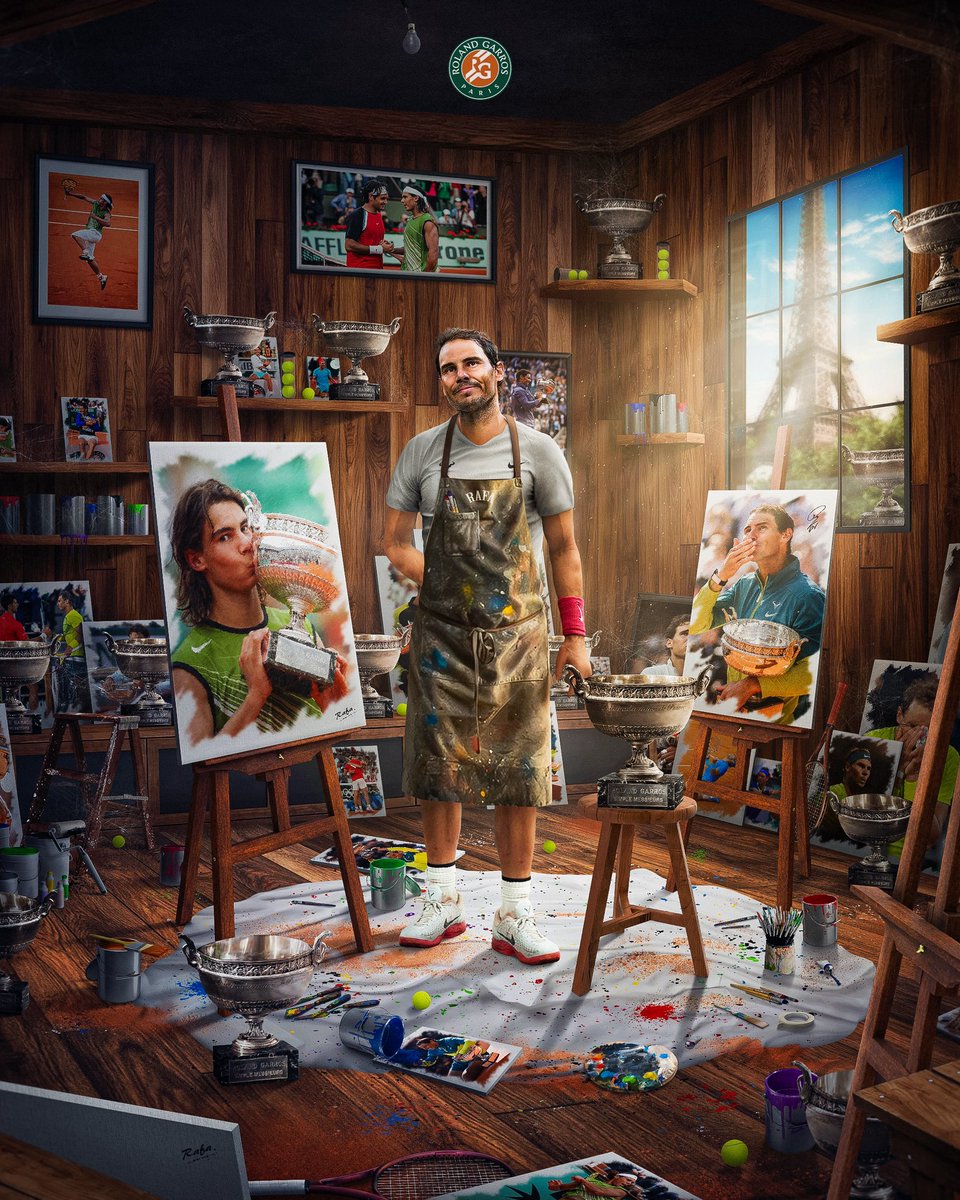 rolandgarros's tweet image. Hang it in the Louvre 🖼️