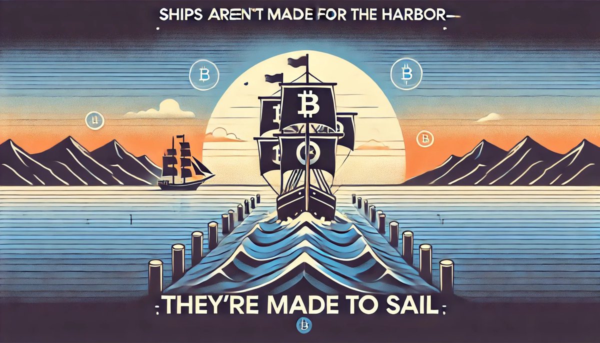 Ships aren’t built to sit safely in the harbor—they’re made to sail into uncharted waters. The same goes for success.

In crypto, those who dared to venture into the unknown—betting on Bitcoin, Ethereum, or new ecosystems—are the ones who made history. Don’t let fear anchor you.