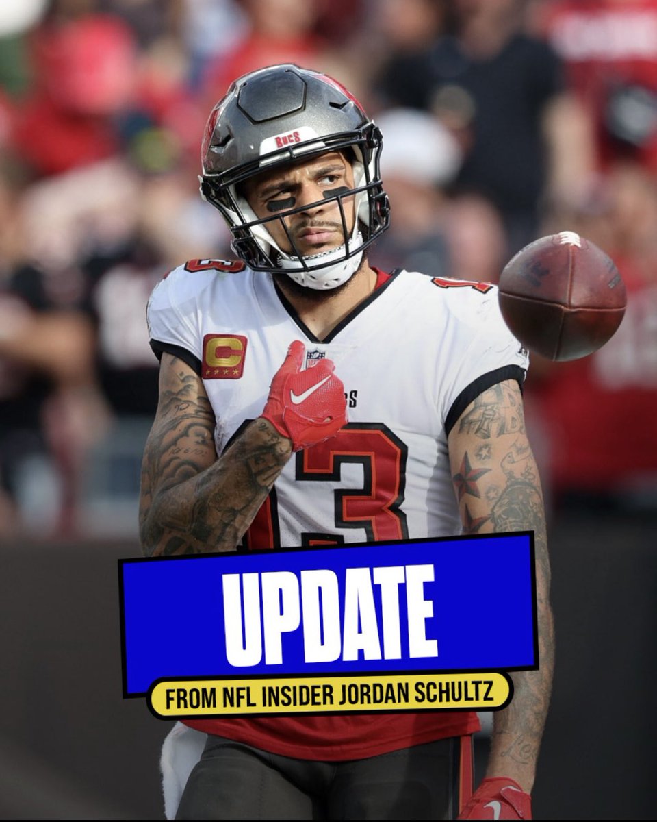 Schultz_Report's tweet photo. Sources: #Bucs WR Mike Evans, who has been out since Week 7 with a hamstring injury, is back at practice and is planning to play on Sunday vs the #Giants. 

A huge boost for Baker Mayfield. https://t.co/xbG8jMfcKd