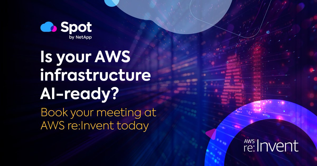 spot_flexera's tweet image. #AI is all around us right now, making it critical to ensure your cloud infrastructure is AI-ready—fast!

Join us as we dive into the benefits of utilizing #SpotbyNetApp products to optimize GenAI workload infrastructure. 

Book a meeting today: ntap.com/3OlUTbT
