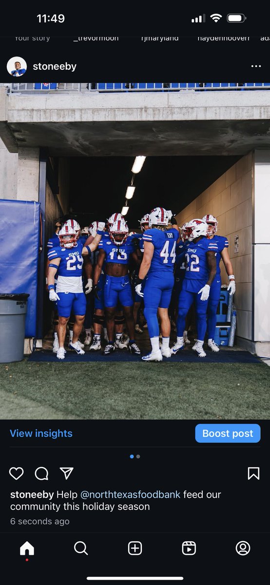 Visit northtexasfoodbank.org and join the <a href="/TheBoulevardNIL/">Boulevard Collective</a> in helping feed our community this holiday season. <a href="/SMUFB/">SMU Football</a> @northtexasfoodbank
