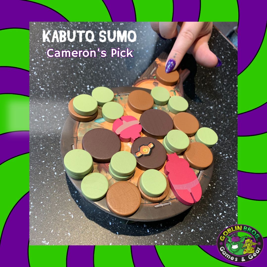 Cameron says,"This game presents a unique blend of physicality and puzzle solving where your objective is to shove your adversaries out of the ring! Simply put, it stands as the pinnacle of insect Sumo wrestling games!"

Players: 2-4
Theme: bugs, wrestling
Vibes: silly, tactile