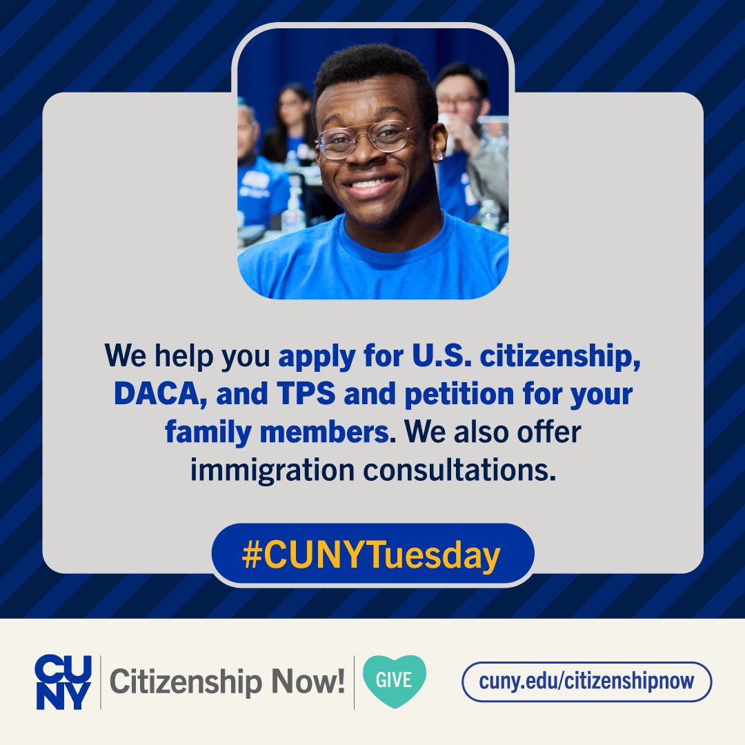 CUNY Citizenship Now tweet media