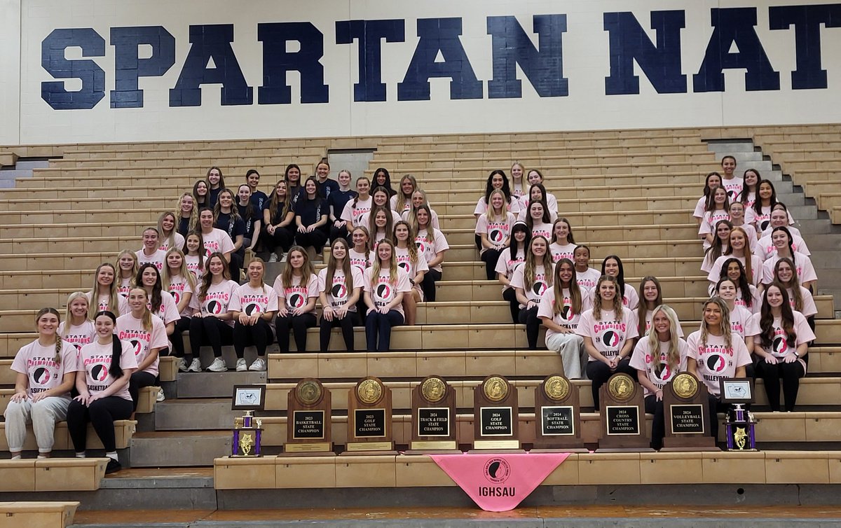 Simply AMAZING! 💙
23 Basketball 🏆
23 &amp; 24 PVP Dance 🏆
23 &amp; 24 Golf 🏆
24 Track &amp; Field🏆
24 Softball 🏆
24 Cross Country 🏆
24 Volleyball 🏆
Spartan Nation PROUD!
#SpartanNation 
#MultiSPORT 
#GirlPower
