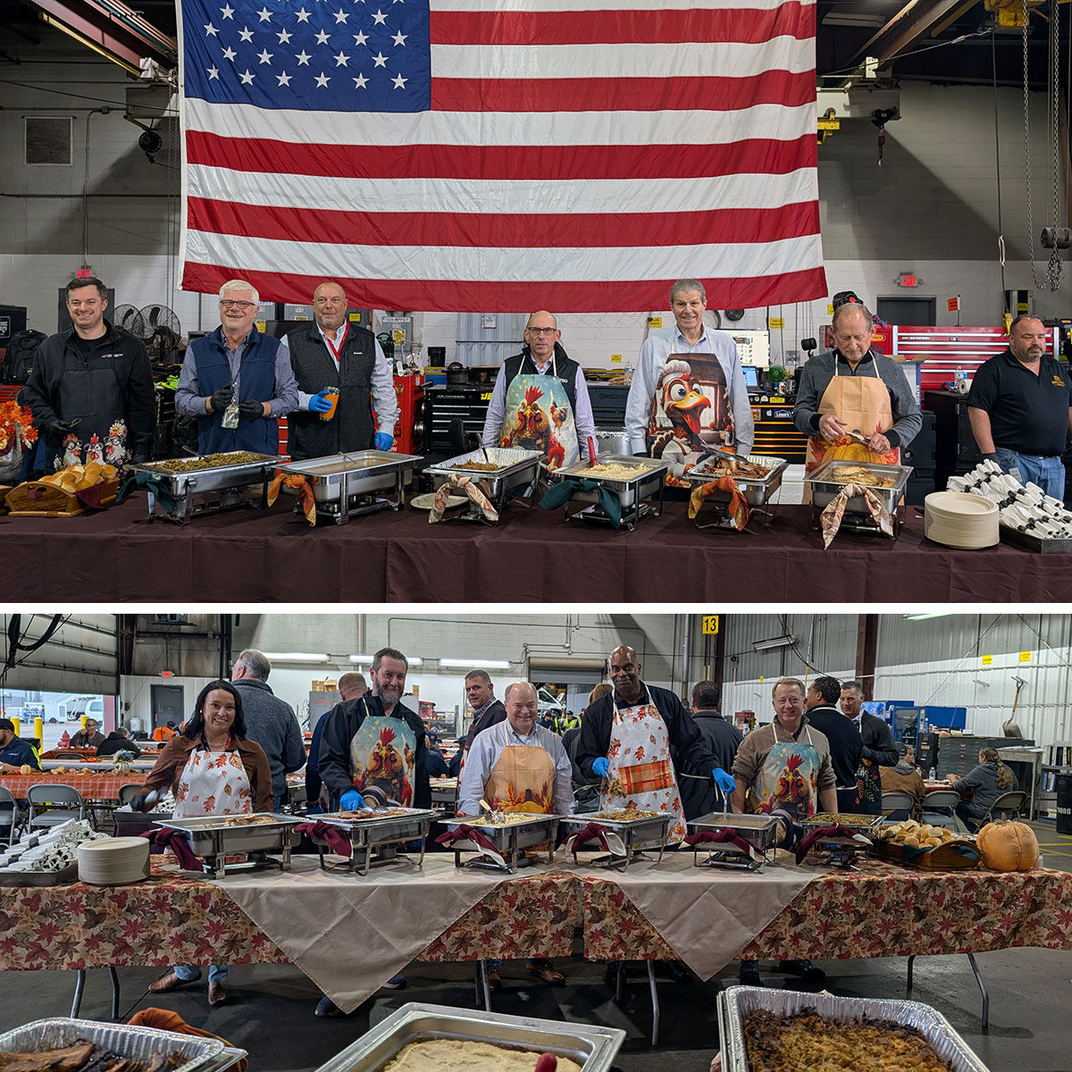 LGSTX's tweet photo. 🍂 We have a lot to be thankful for! With the upcoming Thanksgiving Holiday, we wanted to share in the giving spirit by hosting lunch for all of the ILN ATSG employees. Thank you for joining us! 🍗🥔🥧

#Thanksgiving #EmployeeEngagement #EmployeeAppreciation #atsg https://t.co/Xm75erydYW
