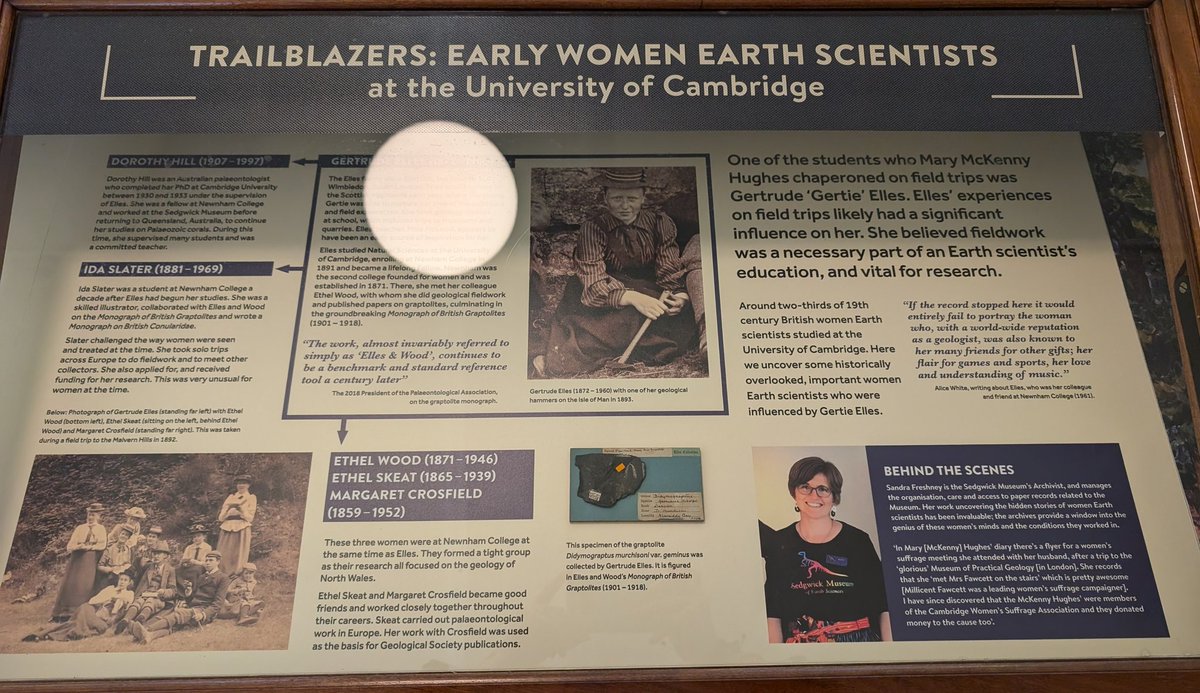 Looking forward to this evening event ⬇️ <a href="/SedgwickMuseum/">The Sedgwick Museum</a> - see the wonderful new display #BreakingNewGround &amp; there might be an archive rummage box too 👀📜🖼️🔎 #ExploreYourArchives #WomenInSTEM