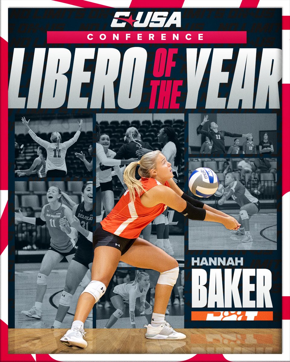 🏐 2024 LIBERO OF THE YEAR 🏐

Hannah Baker, <a href="/BearkatsVB/">Sam Houston Volleyball</a> 

#NoLimitsOnUs | bit.ly/48YQ55P