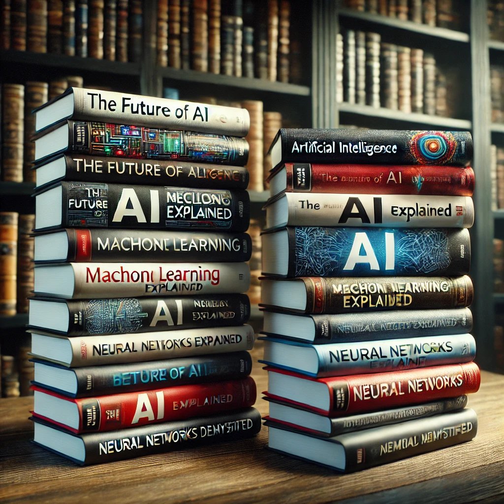 Hoy entré en tres librerías de Barcelona. Prometo que nunca escribiré un libro sobre Inteligencia Artificial #sobredosis