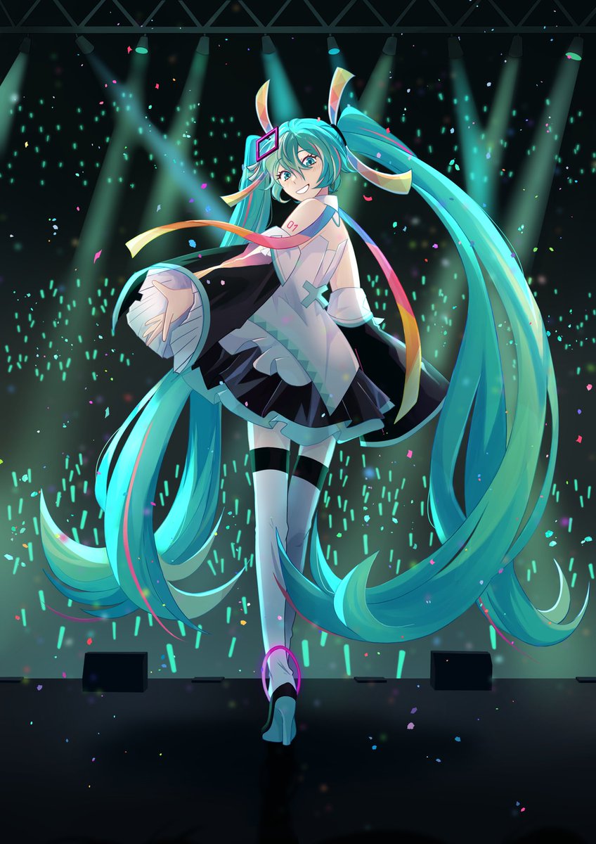 my piece for <a href="/vocaloheartbeat/">HEARTBEATS VOCALOID ZINE</a> ! I had so much fun working on this and playing around with my rendering and lighting :) 

#MIKUEXPO10th #HatsuneMiku #初音ミク