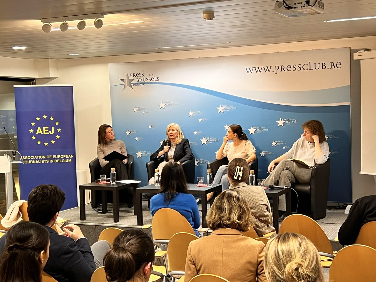 Ombudsman O’Reilly highlights the importance of access to EU documents for overall EU accountability during <a href="/AEJBelgium/">AEJ Belgium</a> panel discussion on transparency