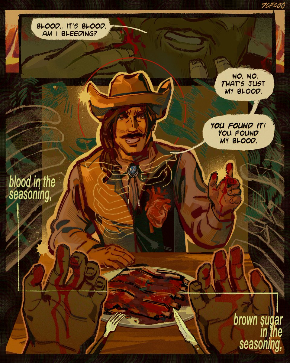 Gotta break some ribs to get to the heart, after all!  
[WOE.BEGONE episode 108: The Elephant And The Dog]
#woebegonefanart #woebegonepod