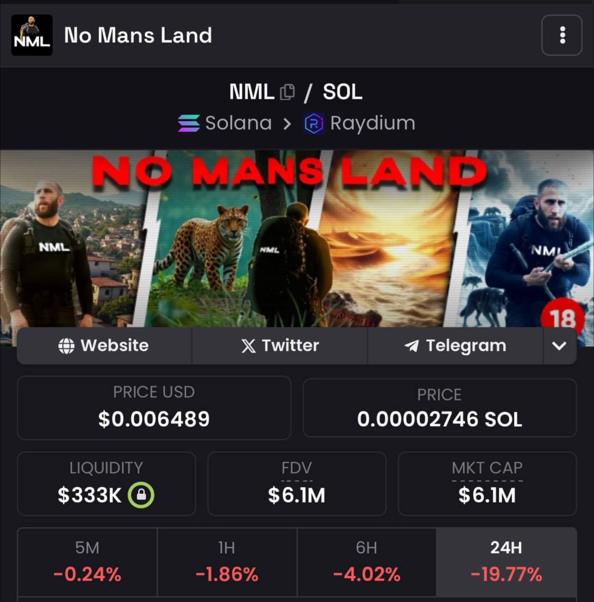 cryptohustleliv's tweet photo. I like $NML because it’s a unique play on $SOL 

real life memecoin where a guy goes through extreme irl journeys 
Dan Will Be In: Brazil (Amazon Jungle , Favela) 🇧🇷 , Sweden (Artic )🇸🇪, Morocco(Sahara Desert) 🇲🇦,China 🇨🇳, Pakistan (K2 Mountains ) 🇵🇰, Siberia Russia 🇷🇺.
#Crypto https://t.co/E0OTdGXEN0