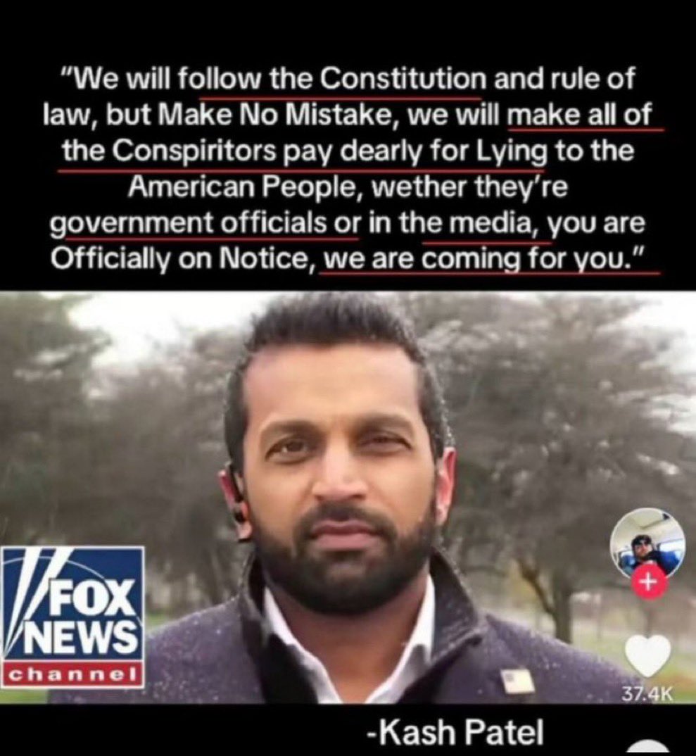 WenMaMa2's tweet photo. .🚨 #T4MAGAt #A11204 🚨
🔥🔥🔥🔥☄️💥💥💥💥☄️🔥🔥🔥🔥
✅ #OnlyKash for FBI director job!
#WeThePeople ❤️ #KashforFBI
@realDonaldTrump @TeamTrump
🙏Please Pick KASH PATEL 🙏
#TrumpVance2024 @JDVance @elonMusk @RobertKennedyJr @donaldjtrumpjr @EricTrump @SenRonJohnson @SenMarcoRubio @SenTedCruz @SpeakerJohnson @RepMtg @RepEliCrane @CoryMillsFL @JasonMiller @DevinNunes @TuckerCarlson @catturd2 @CharlieKirk11 @ScottPresler @bennyjohnson @collinrugg @JackPosobiec
@glennbeck