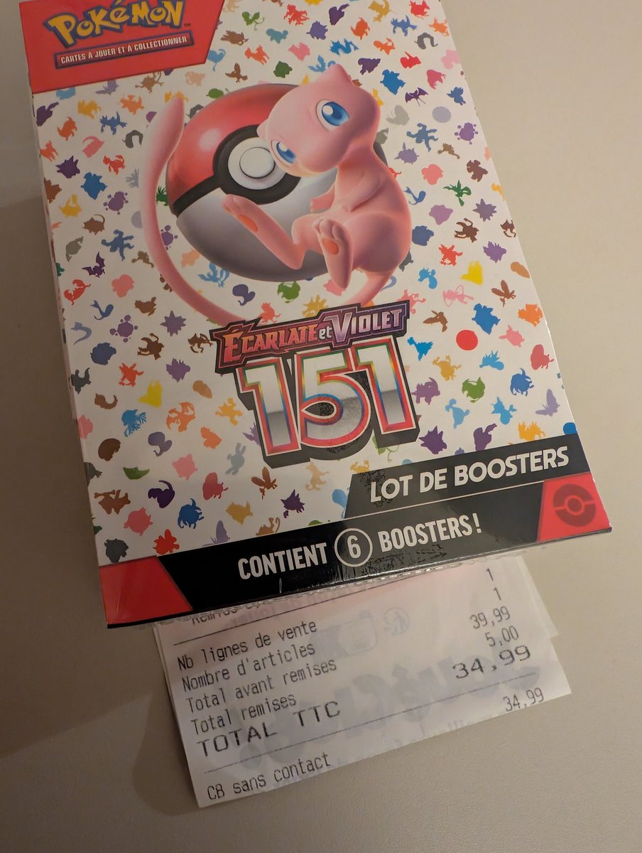 le_crocodeal's tweet photo. JouéClub qui régale ici ! Et vous alors, cette chasse aux Bundles Pokémon 151 ? 👀 https://t.co/EbuUCfT8g1