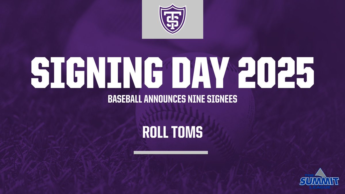 TommieBase's tweet photo. Baseball publicizes 2025 National Signing Day Class!   

📰: https://t.co/qFaFqYnTMr

#RollToms https://t.co/pZFYgrtCtb
