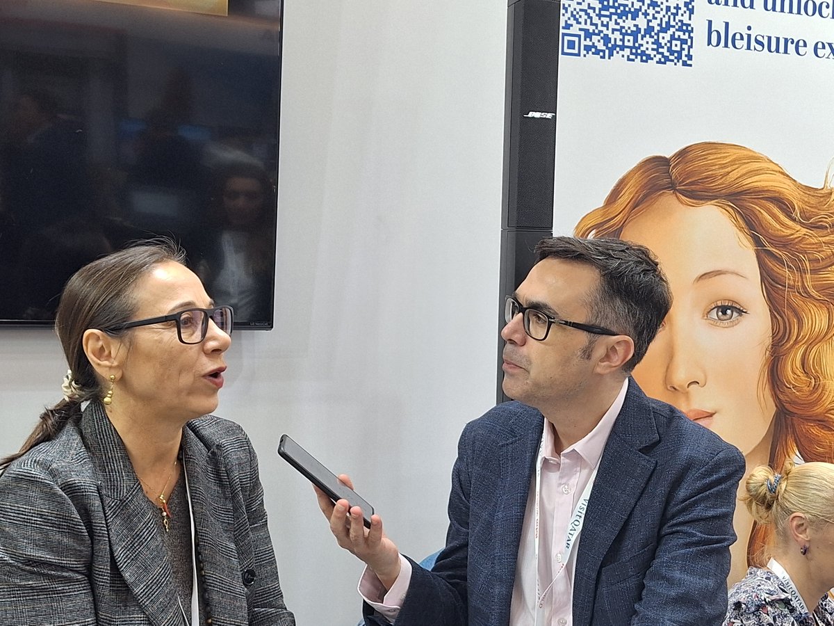 La Presidente ENIT <a href="/AlexPriante/">Alessandra Priante</a> intervistata da <a href="/hosteltur/">hosteltur</a> a #IBTM.
Fra i temi trattati
L'impatto delle elezioni USA sul turismo MICE.
L'aumento dei prezzi quale stimolo per competitività del settore, qualità dei servizi e opportunità per città secondarie e destinazioni interne.