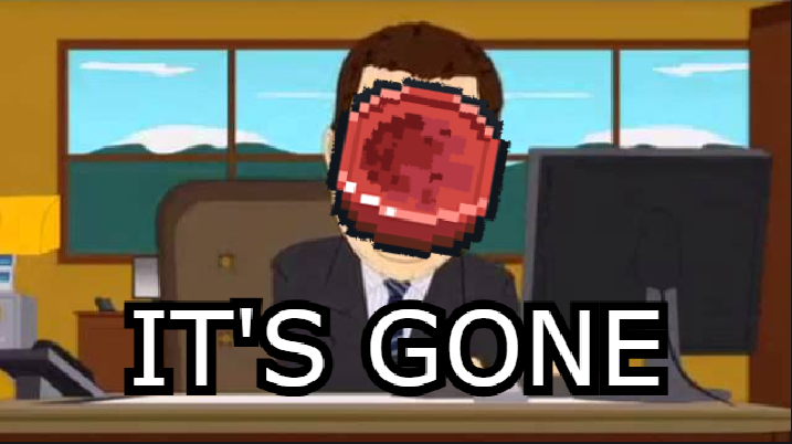 scoobydoogamer_'s tweet photo. meme: IT'S GONE 
@LumiterraGame 
@Ronin_Network 
@lulumoon_gg https://t.co/IJ337Yf74C