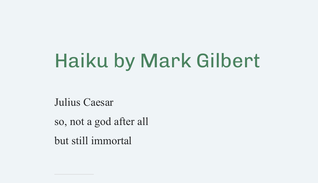 Great to have a #whoku up at 5-7-5 Haiku Journal, thanks to editor <a href="/djtyrer/">DJ Tyrer</a>. #senryu #haiku
 
575haikujournal.wordpress.com