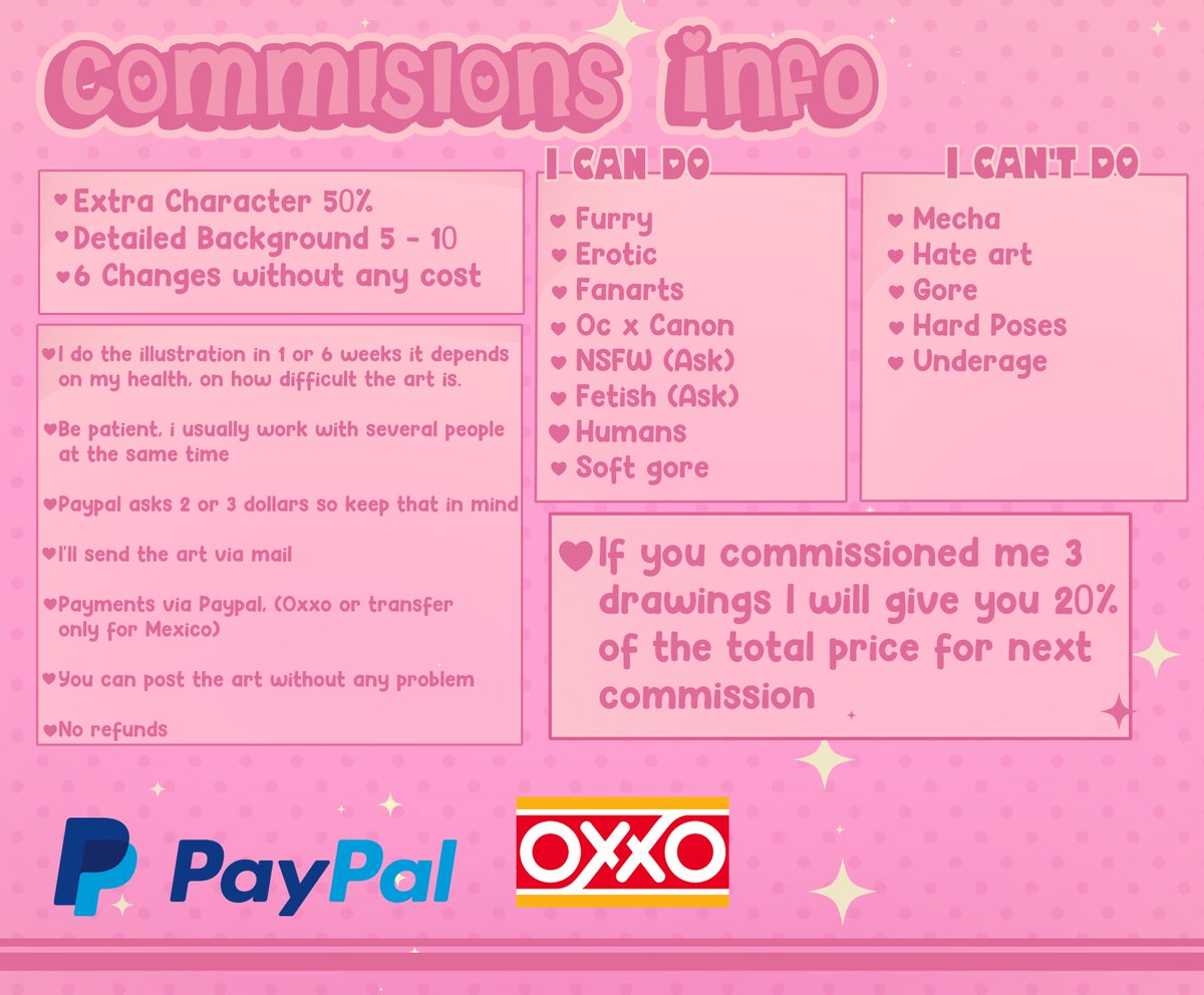 kaylefth's tweet image. I just made a new commissions sheet and added flat color and lineart, Reposting helps me! and I would appreciate it very much 💖✨ If someone interested by DM!💖✨
#helluvaboss #Commission #HazbinHotel #commisionsopen