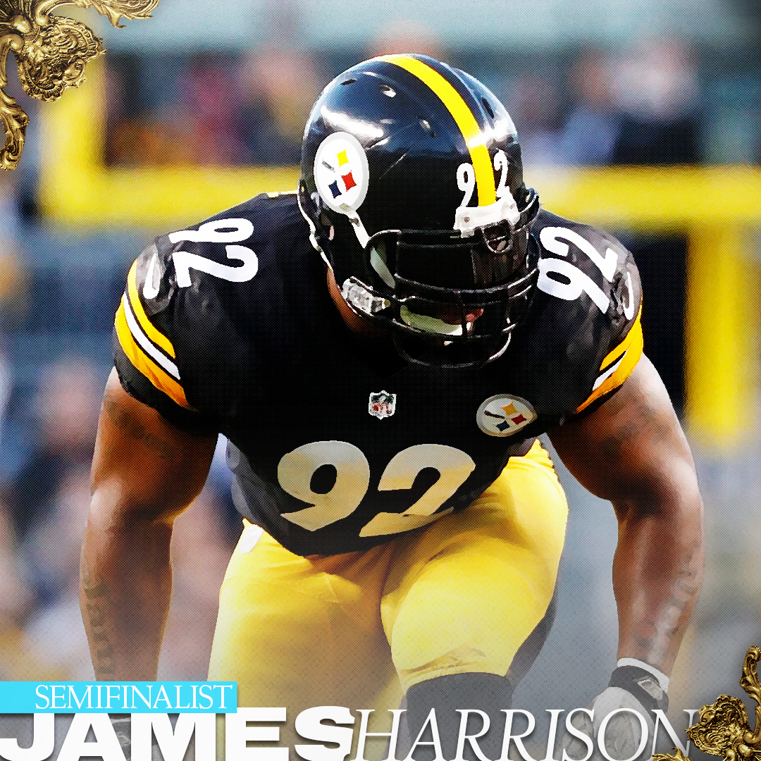 Pro Football Hall of Fame (@profootballhof) on Twitter photo A two-time Super Bowl champion with the <a href="/steelers/">Pittsburgh Steelers</a> and the NFL Defensive Player of the Year in 2008, James Harrison is now a Semifinalist for the Pro Football Hall of Fame's Class of 2025. #PFHOF25 A two-time Super Bowl champion with the <a href="/steelers/">Pittsburgh Steelers</a> and the NFL Defensive Player of the Year in 2008, James Harrison is now a Semifinalist for the Pro Football Hall of Fame's Class of 2025. #PFHOF25